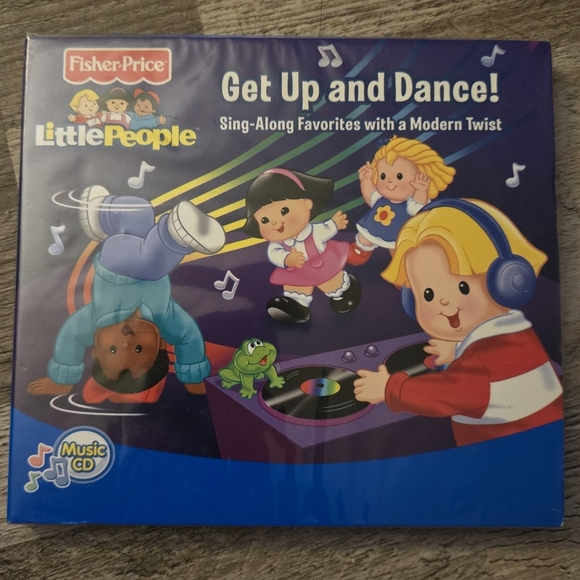 Fisher-Price Little People Get Up and Dance CD - New & Sealed! Sing-a-long - Picture 1 of 6